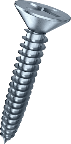 C1022 Carbon Steel Flat Head Screw - Heou Jia Fastener