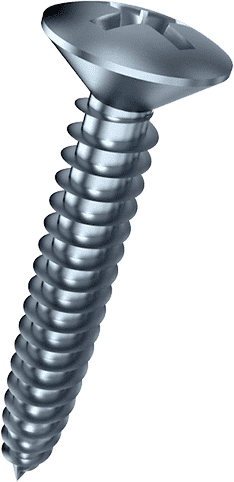Carbon Steel Oval Head Self-Tapping Screw by Heou Jia Fastener
