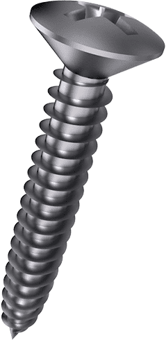 Stainless Steel Oval Head Self-Tapping Screw by Heou Jia Fastener